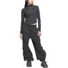 Adidas Climacool Future Striped Quick-Dry Cool Sports Casual Long Sleeve Raglan T-Shirt Women Tops Carbon-Black Bright-White JM4278