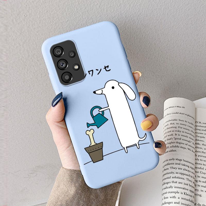 Case For Samsung A53 A52S A52 A73 A70 Cute Heart Flower Back Cover Soft Silicone Matte Protective Funda For Samsung Galaxy A53