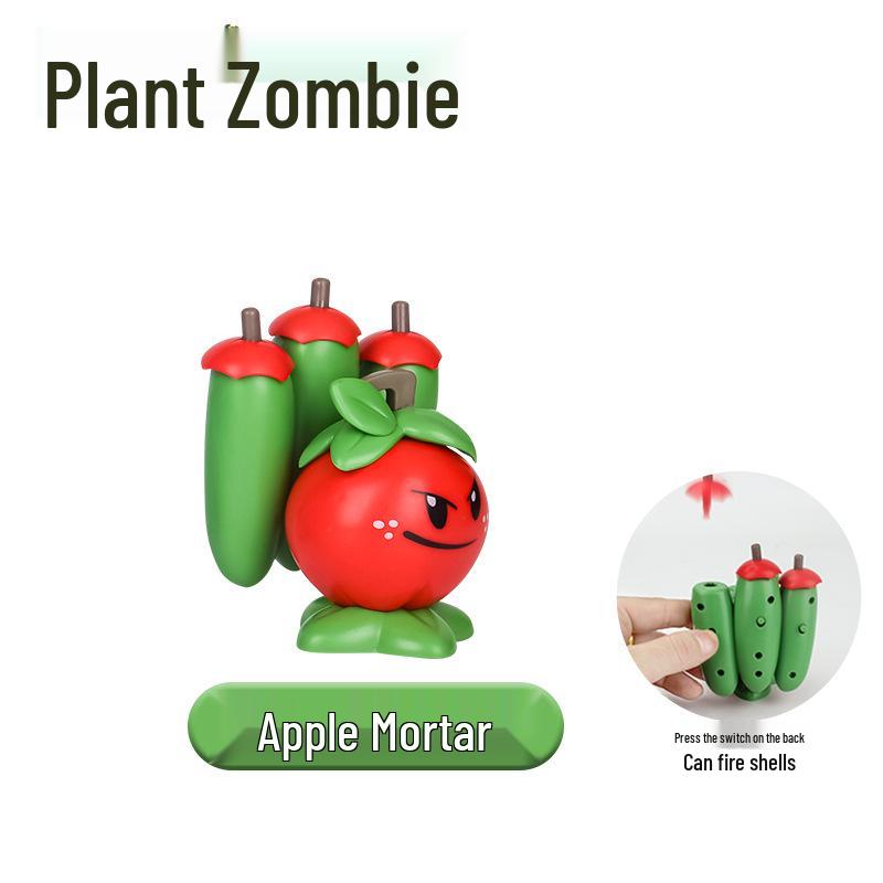 Plants vs. Zombies Toy Set: Machine Bug, Football Gun, Pea Pod, Carnivorous Plant Models