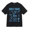 Only Fans Funny TShirts Fashion Streetwear Graphic T Shirt Cotton Short Sleeve Humor Pop Tees Unisex Y2k Aesthetic Mens Clothes