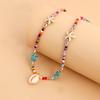Bohemian Handmade Perlen Kette Halsband Seestern Shell Anhänger Halskette Für Frauen Mode Schmuck Strand Strang Goth Schlüsselbein Geschenke