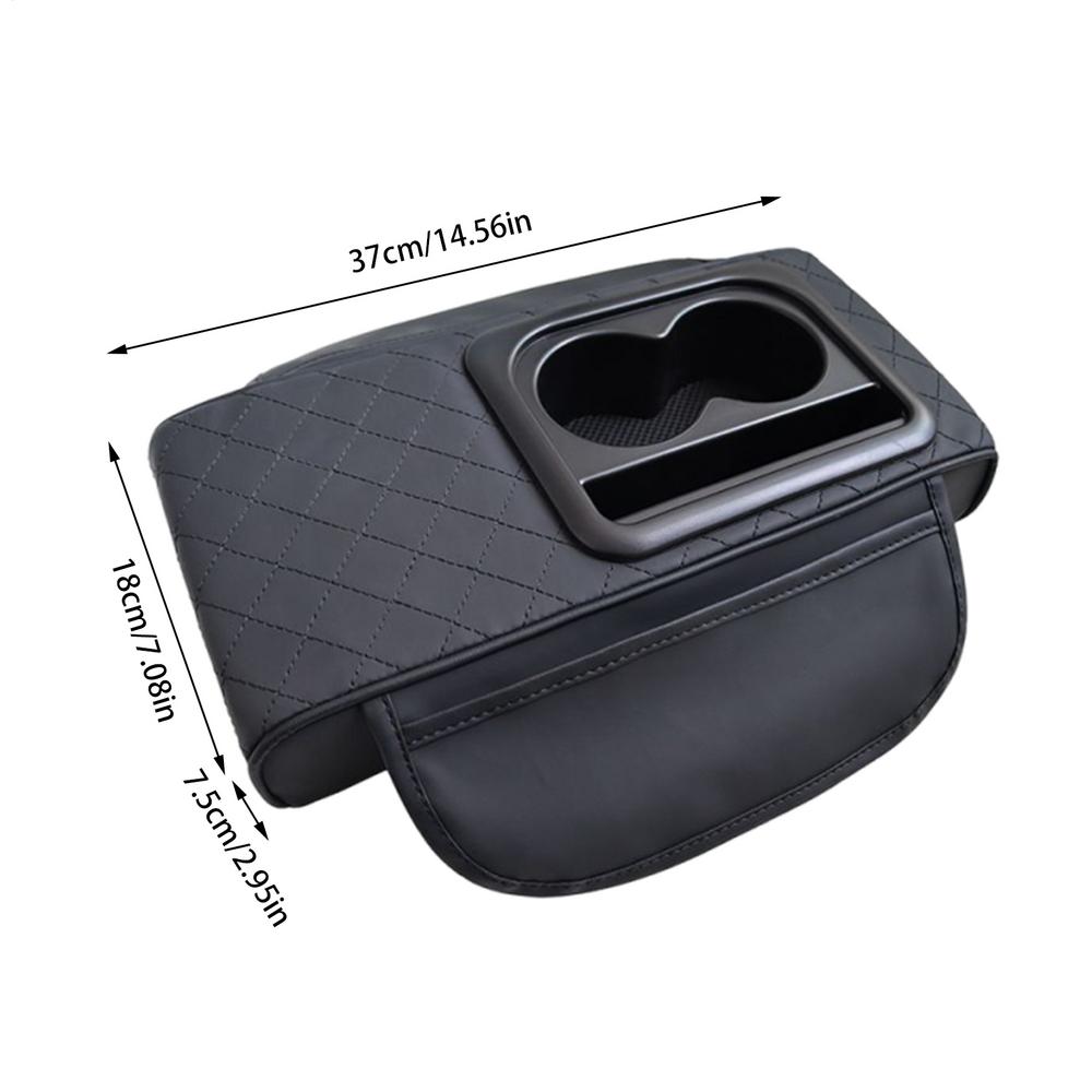 Arm Rest Cushion For Car Console Armrest Pad Center Cup Holder Automotive Accessories For Storage Travel Vehicle Men Women