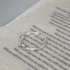 S925 Sterling Silver Korean Style Adjustable Open Ring for Women - Niche Light Luxury Trendy Colorfast High-End Feel