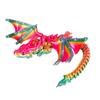 DYS 3D Printed Articulated Dragon Figurine with Adjustable Wings and Unique Eyes, Movable Joints Sculpture for Home Decor Fantasy Gift Lovers
