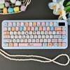 Digimon PBT Dye-Sublimation Keycaps: Cute Cartoon Design for 75/87/98/108 Keyboard Layouts (MOA Original Height).