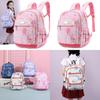 Cute And Fun Durable Nylon School Backpack For Boys And Girls With Comfortable Arm Straps And Cartoon Print
