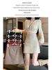 Black A-line High-waisted PU Leather Skirt: Women's Spring/Autumn Slimming Mini with Anti-exposure Design
