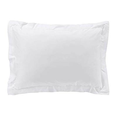 Percale Pillowcase White Cotton, 50 X 70 Cm