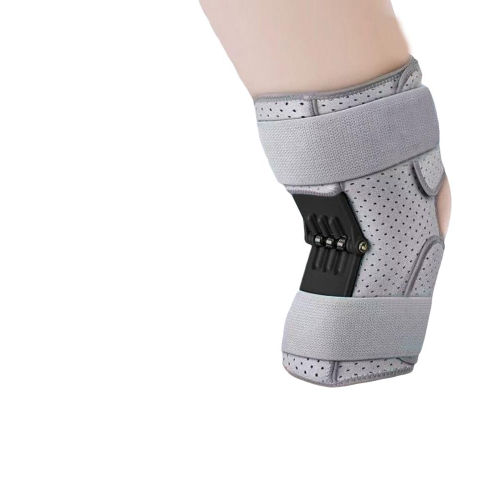 

Breathable Knee Assistive Device with Powerful Rebound Springs Knee Booster Spring Stabilizer сірий