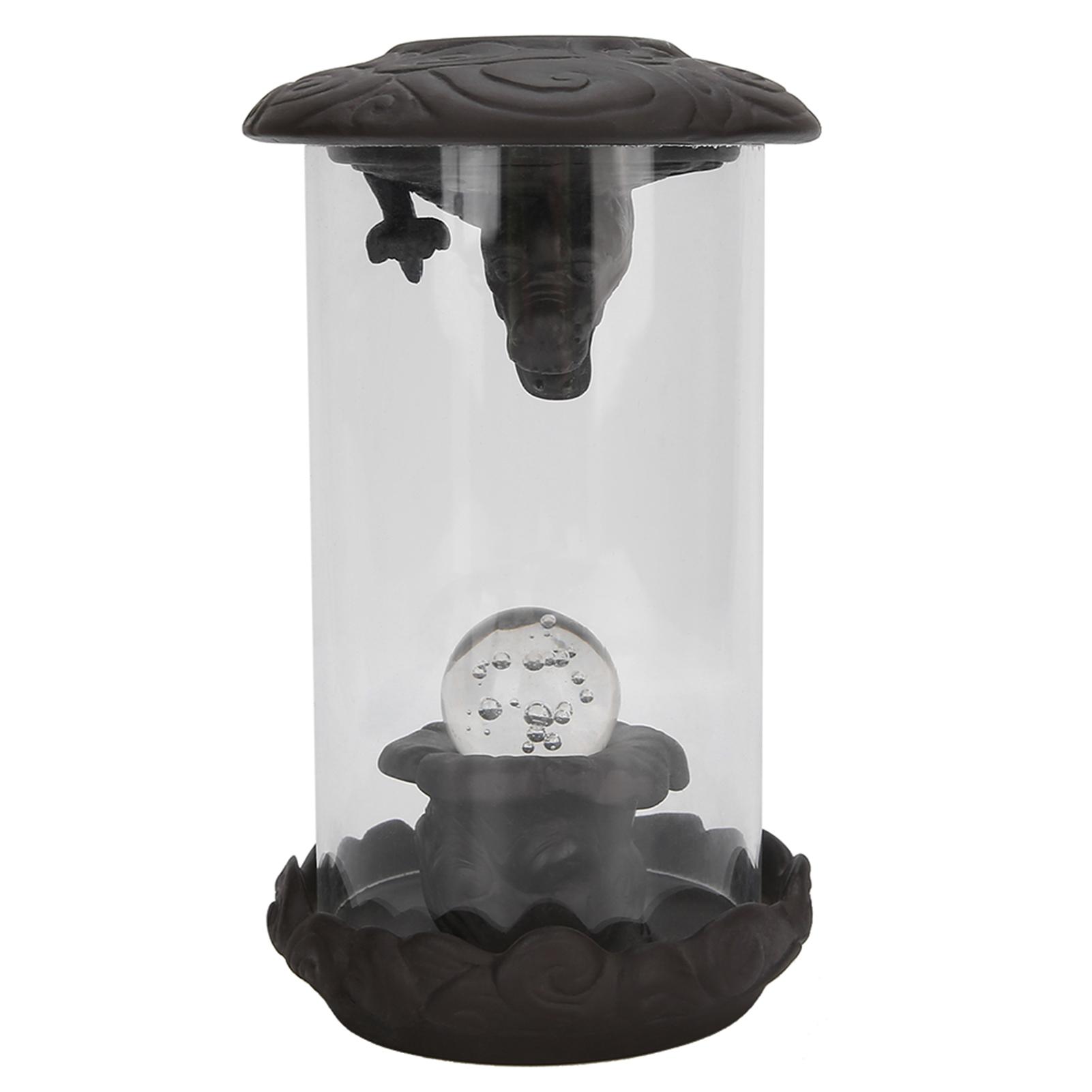 

Курильница с обратным потоком дракона, красный фарфор, креативный светодиодный светильник для лобового стекла, домашний декор