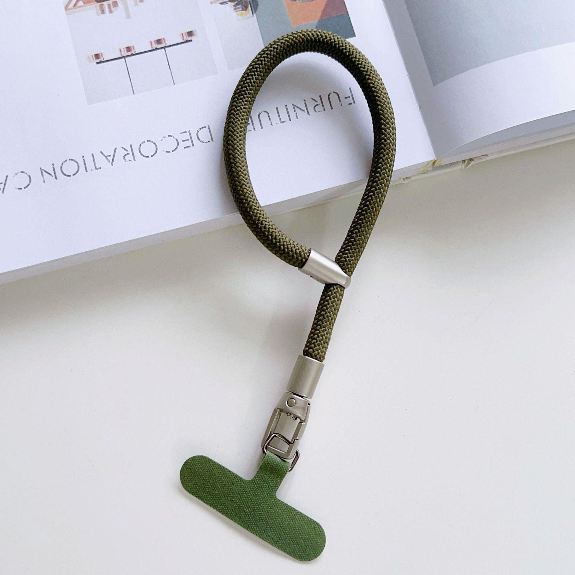 

Adjustable Metal Buckle Mobile Phone Lanyard - Multi-functional Outdoor Wrist Strap for High-End Handbags