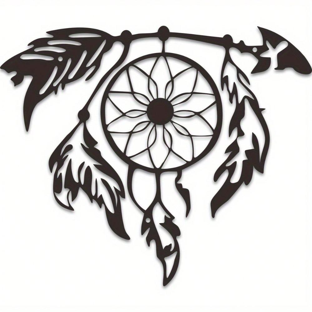 **Metal Dreamcatcher Wall Art Home Decor Fantasy Ornament Gift**