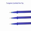 50 Pieces Blue Ink Erasable Gel Ink Pen Refills Fine Point 0.5mm Replacement Gel Pen Refills for Erasable Pens Office