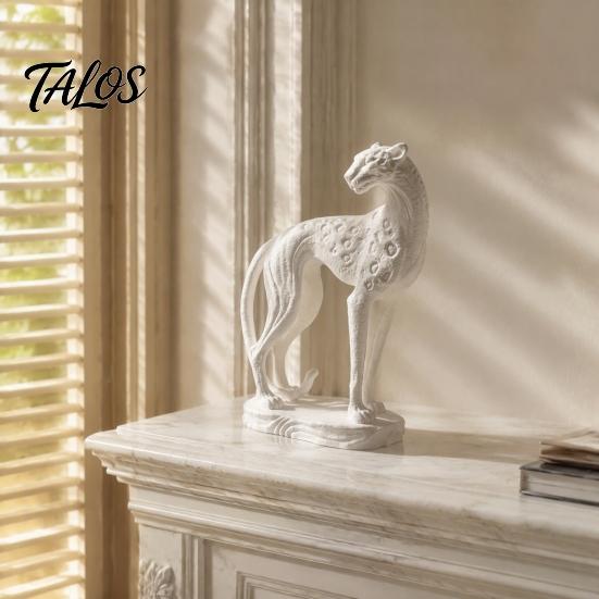 Zeitgenössische Tischdekoration 3D-gedrucktes Geparden-Ornament, Moderne stehende Leoparden-Skulptur, Dekorative elegante Wildtier-Dekoration Tierfigur