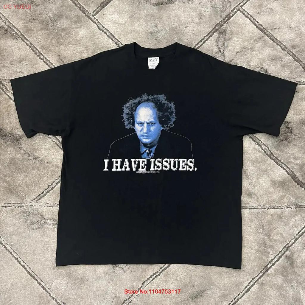 Vintage The Three Stooges Larry I Have Issues Promo T Shirt Xl Unisexs 2002 Y2k Vintage Versatile Homme Designer Clothes