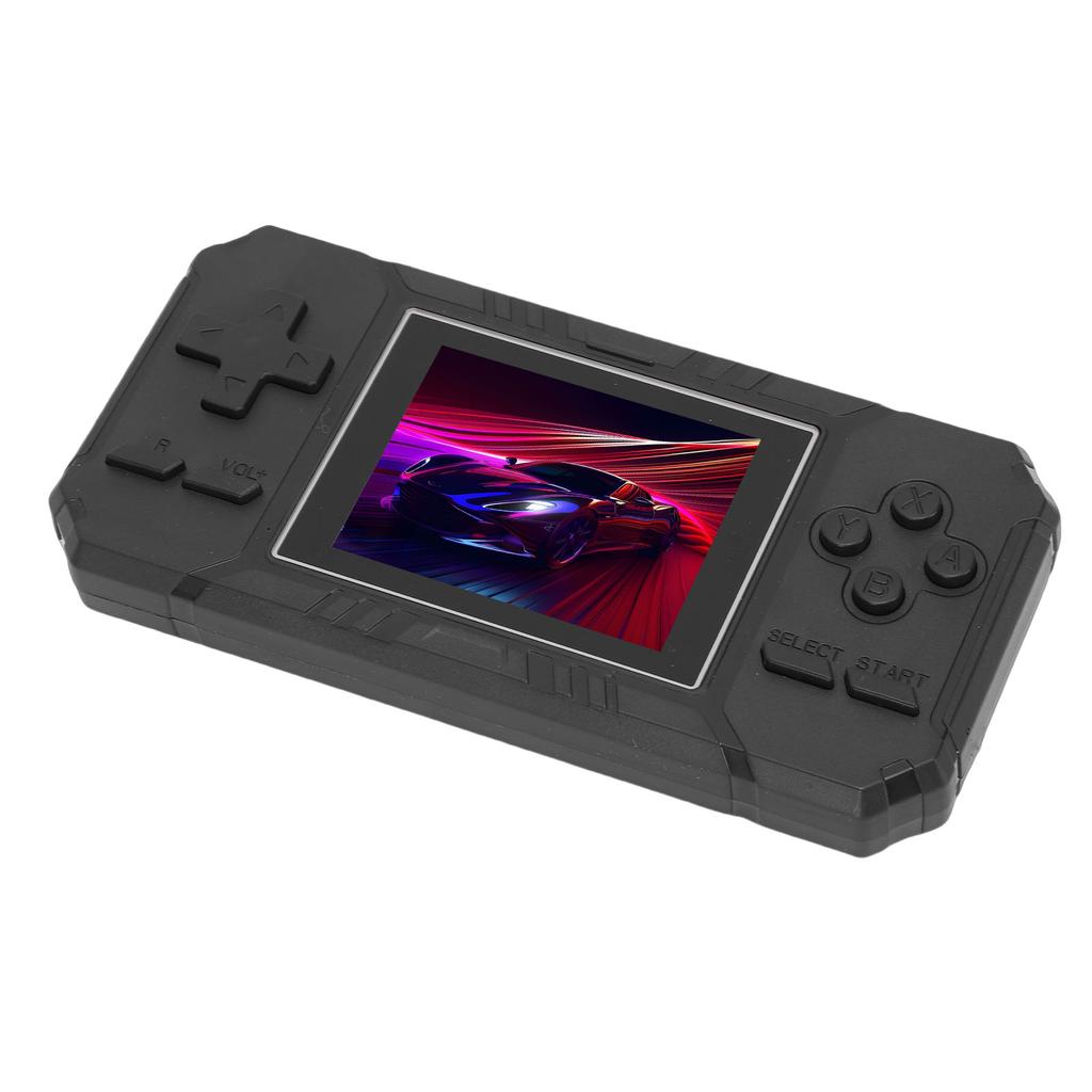 Retro Handheld-Spielekonsole 3 Zoll HD-Bildschirm Videospielkonsole Eingebaute Multiple Spiele AV-Ausgang für TV-Anschluss Schwarz