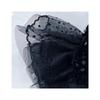 Black Red Gothic Pet Halter Dress Shiny Sequins Bling Crystal Brooch Double Bows Lace Ruffle Mesh Princess Sundress Pet Clothes
