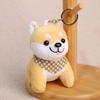 Scarf Shiba Inu pendant, keychain, dog doll, doll, plush toy, girl bag pendant.
