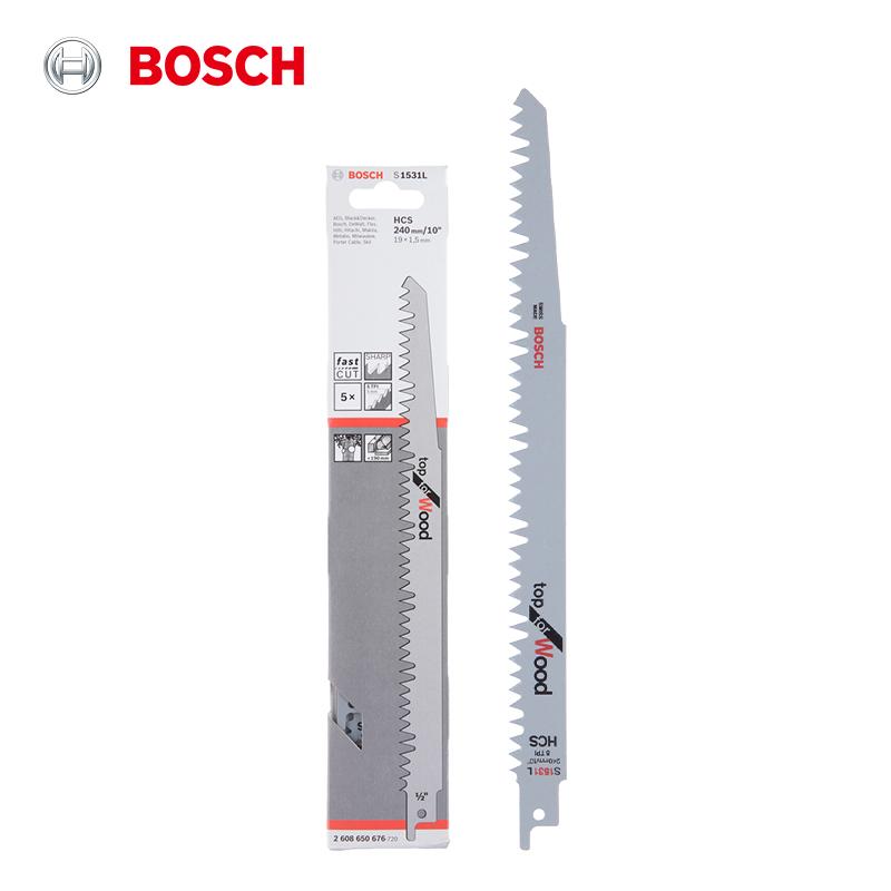 

Bosch Пильные полотна для резки дерева Сабельное пильное полотно S1531L, 240 мм (Упаковка из 5 штук)