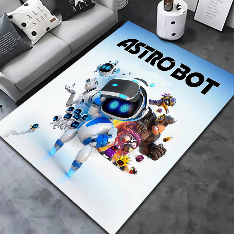 Astro Bot Carpet Rug For Living Room Bedroom Home Sofa Decoration Kids Play Nonslip Floor Mat