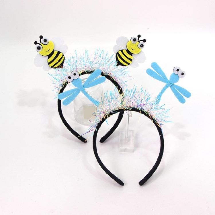 Cute Insect Shape Hairband Women Washing Face Headbands Makeup Tinsels Hairband