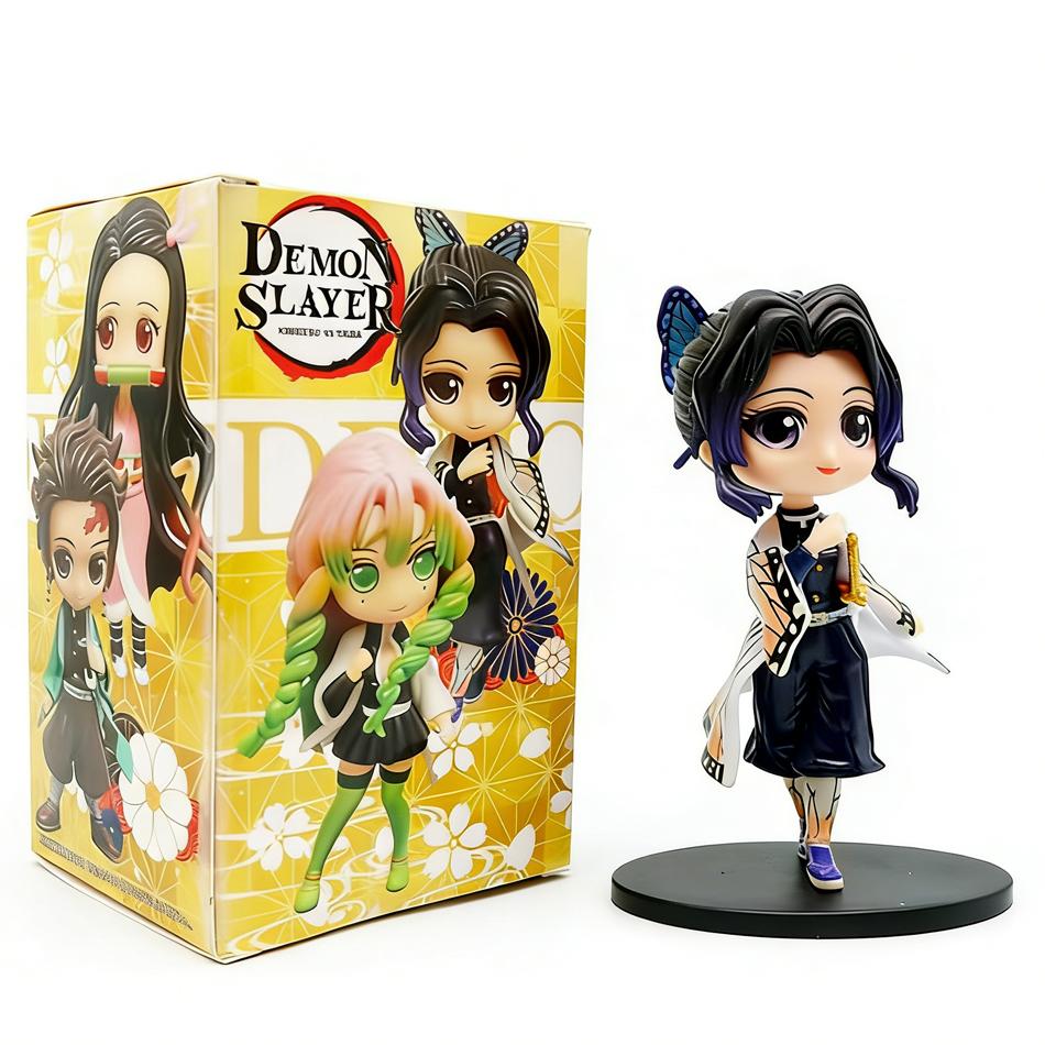 8pcs/set Anime Demon Slayer Kamado Nezuko Kamado Tanjuurou Battle Version Action Figure Collectible Models Toys 13cm