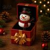 Humorous Holiday Stocking Stuffer Christmas Magic Pop-Up Gift Box, Cute Reindeer Santa Claus Gingerbread Prank Table Decor Reusable Spring-Loaded