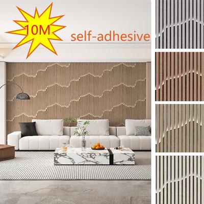 45cm Wasserdichte Selbstklebende PVC-Tapete Holzmaserung Imitation Kleiderschrank Tapete Renovierung Haus Dekorative Wandaufkleber