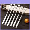 Edelstahl Westliches Besteck Obstgabeln Elegant Kleinformatiges Snack Kuchen Dessert Besteck