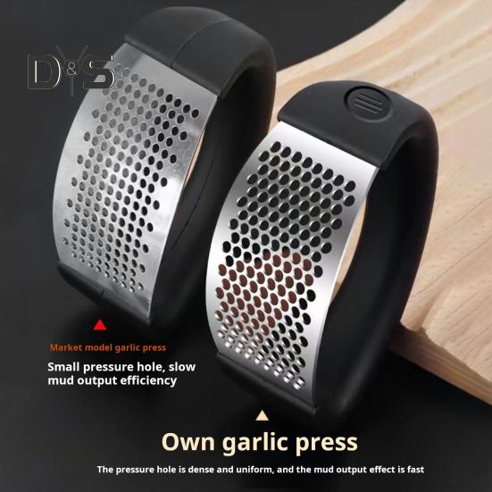 Lis na česnek Nerezový mlýnek na česnek Snadné čištění Drtič česneku Ergonomická kolébka pro drcení bez námahy Kuchyňský přístroj pro domácí restauraci