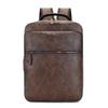 Men's Pu Backpack, Multi-functional Computer, Business USB, Simple Backpack