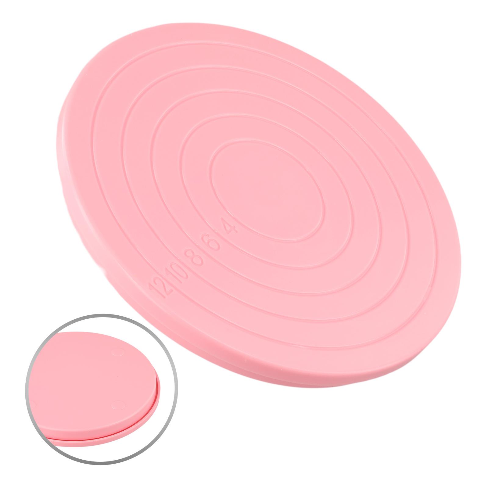 

Подставка для торта, круглая подставка для торта, поворотный столик, практичная розовый