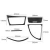5Pcs Carbon Fiber Interior Gear Shift Kit Cover Trim For BMW 1 Series E82 E88