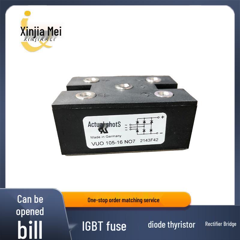 VUO105-16NO7 VUO105-12N07 Power Diode, Single-Phase Rectifier Bridge Components.