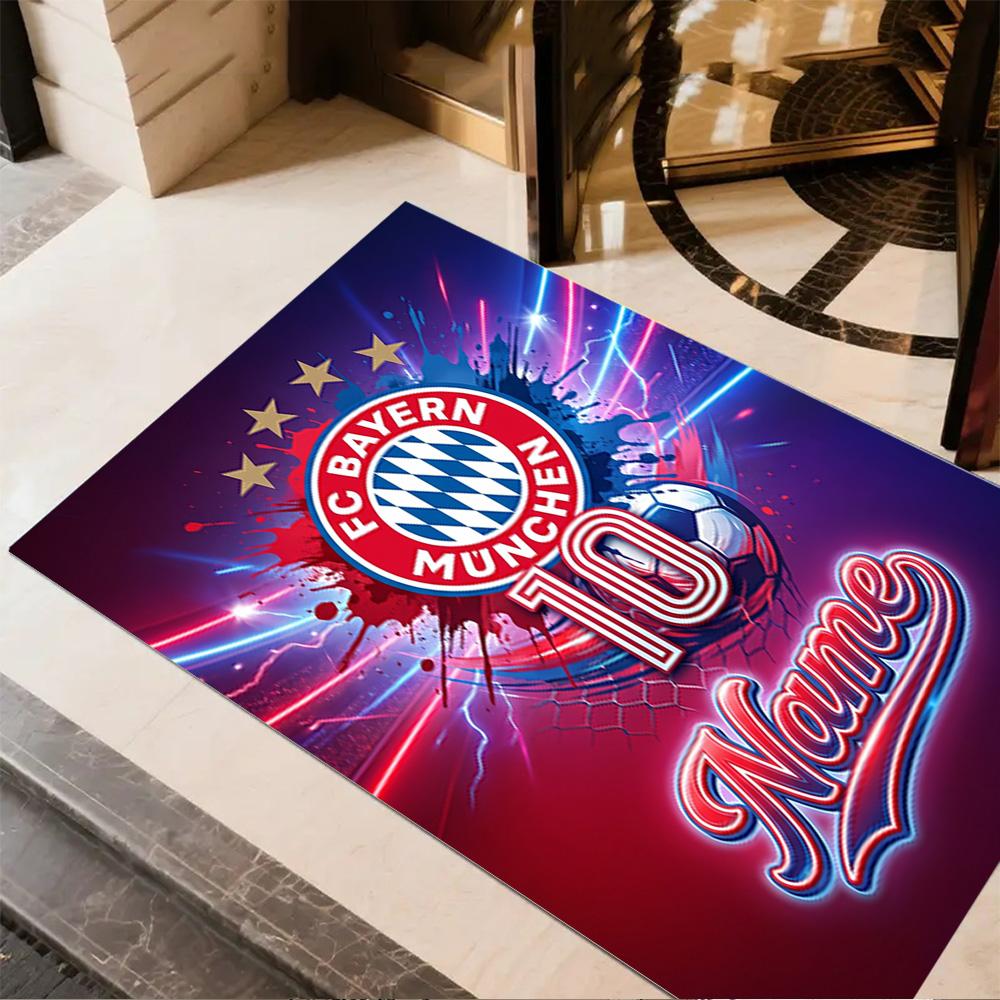 Bayern Munich Fan Gear Floor Mat Suitable for Living Rooms Study Room Decorate Room Dormitory Antislip Carpet Office Home Decor