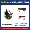 Smartour Parking New CVBS Switch AHD 720P Car Rear View Camera 170 Degree Fisheye Golden Len Front View for Focus Toyota Kia BMW