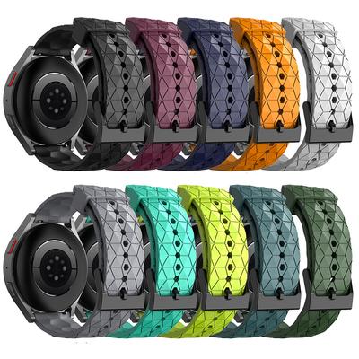 Bracelet en Silicone, 20mm 22mm, pour Samsung Galaxy Watch 5 Pro 4, bracelet classique à motif de Football, pour Xiaomi Watch couleur 2/S2/S1
