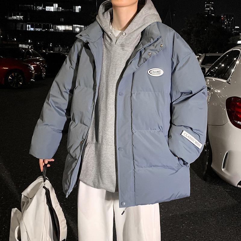 

Куртка мужская осенне-зимняя новая мужская хлопковая одежда для улицы свободная утолщенная теплая простая зеленая на хлопковой подкладке мужская 4XL