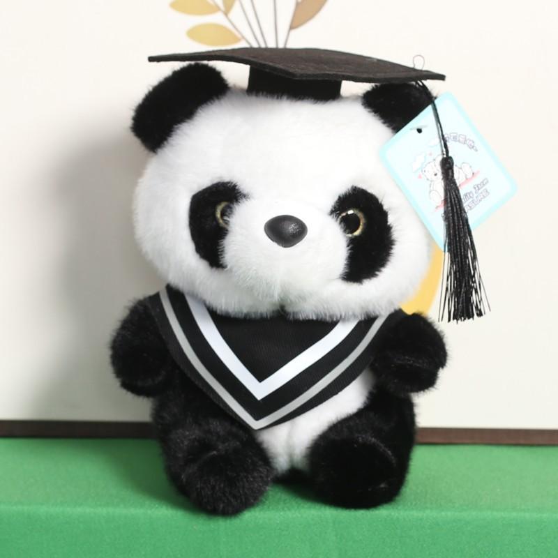 Cute Doctoral Bear Graduation Bear Doll Plush Toy Hat Doctoral Bear Doll Bachelor Bear