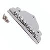 Metal Material Mandolin Tailpiece Silver Mandolin Bridge Replacement  For Mandolin Instrument