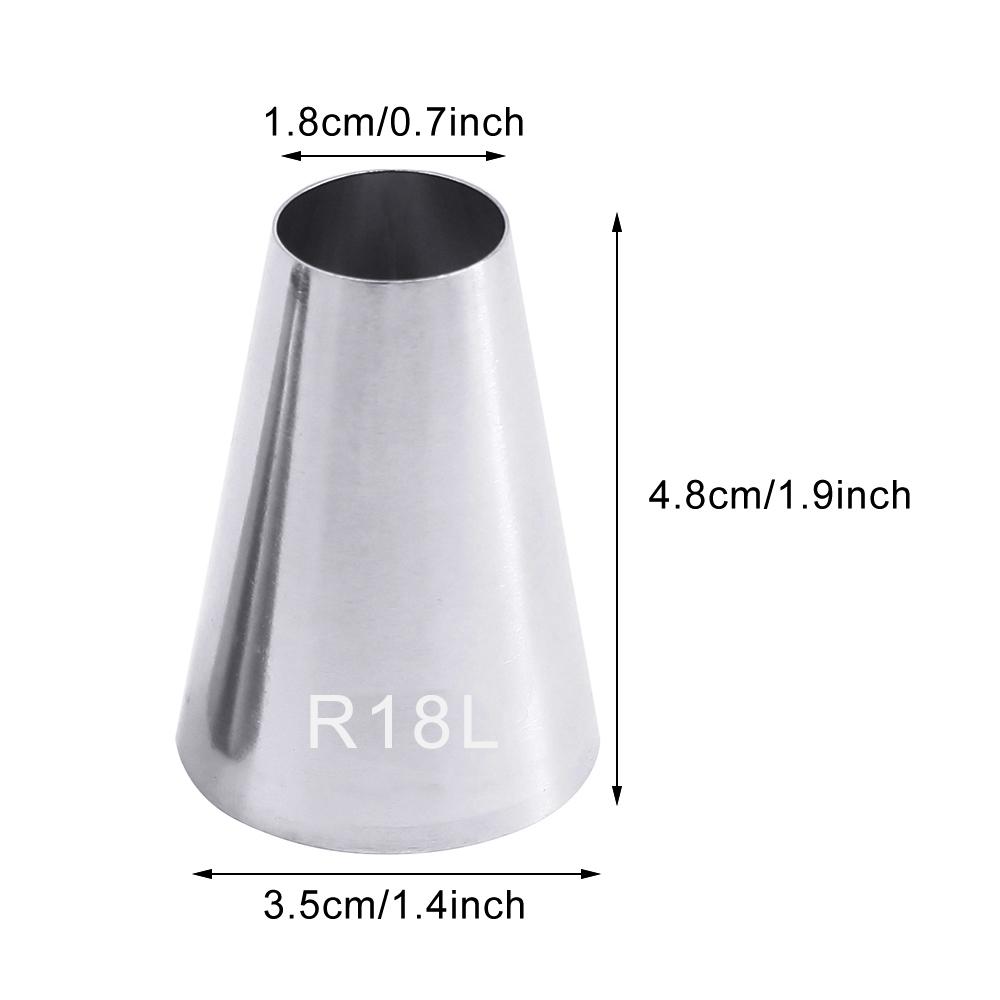 1/3pcs Round Reusable Icing Piping Nozzles Pastry Bag Scraper Flower Cream Tips Converter Baking Cup Diy Cake Decorating Tools