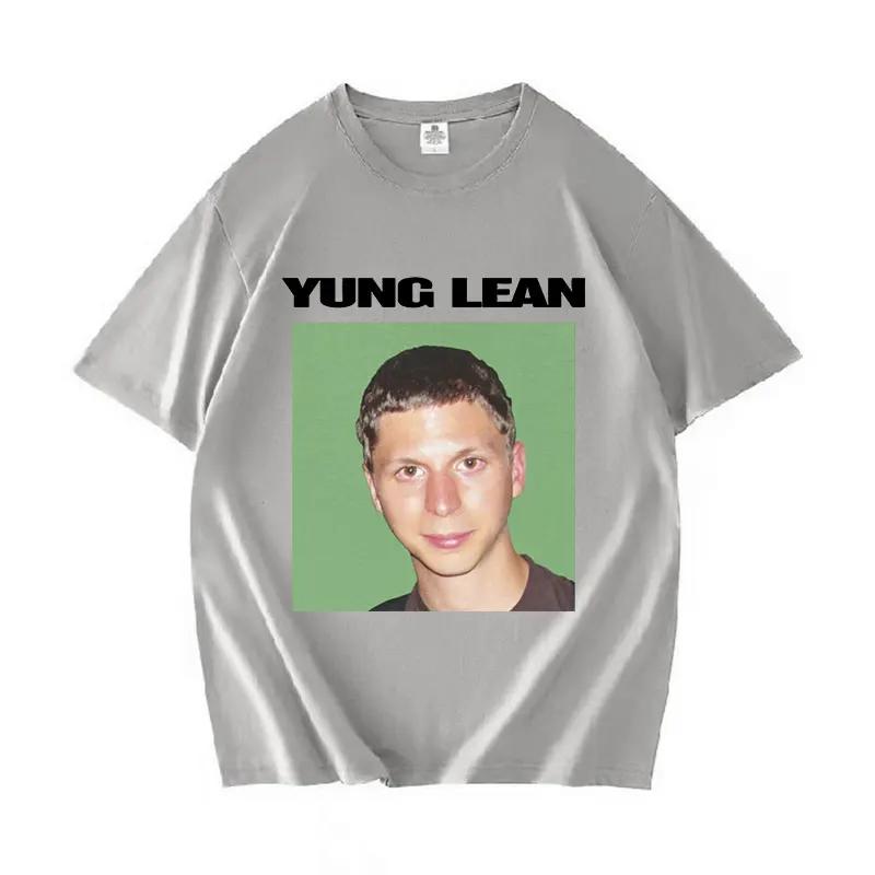 Vtipné grafické pánské tričko s memem Yung Leana, módní, ležérní trička s krátkým rukávem, unisex, vysoká kvalita, dámské tričko