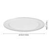 Amosfun Microwave Turntable Plate, 24.5cm, Heat-Resistant Glass, Microwave Turntable Replacement, Round Rotating Plate, Oven-Safe, Home Microwave Acce