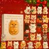 Dog Lover Christmas Advent Countdown 2D Acrylic Decor 24 Days Dog Ornament 2025 Countdown Calendar for Home Christmas Tree Wall