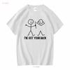 Ive Got Your Back Funny T Shirt Stick Man Joke Best Friend Laugh Long or Short Sleeves Vintage Washed Soft Fashion Unisex