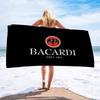 Bacardis Beer Microfiber Beach Towel Absorbent Quick Dry Soft Yoga Swimming Resort Mountain Climbing Towel