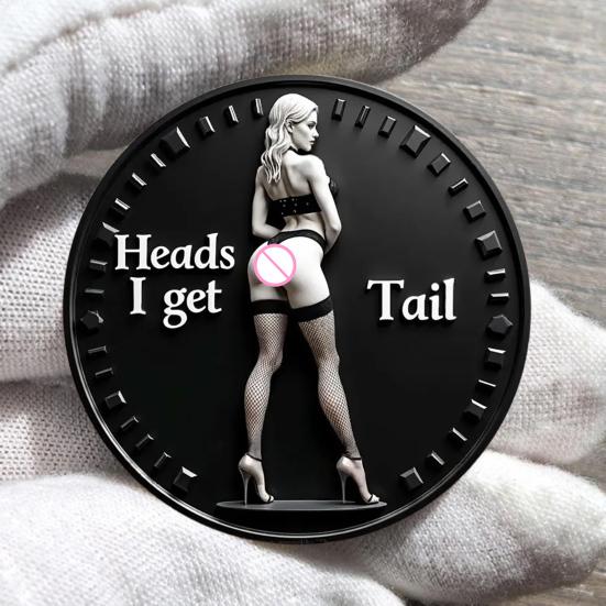 Machinist Women Coin Adult Challenge Coin Couple Intimacy Coin Collectible Sexy Lucky Token Prank Gift for Women Men Date Night