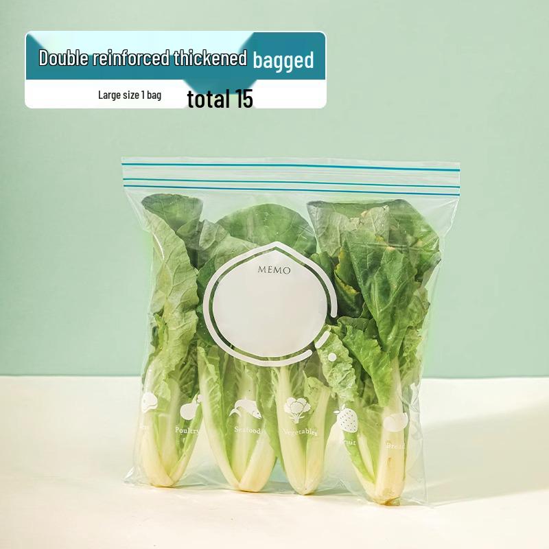 Food-Grade Self-Sealing Fresh-Keeping Bags for Freezers and Refrigerators