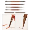 Double Ended 7/12/13Mm Liner Painting Brush Nail Art Flat Round Drawing Flowers Diy Petal Pen Tools Glue Phototherapy Pen