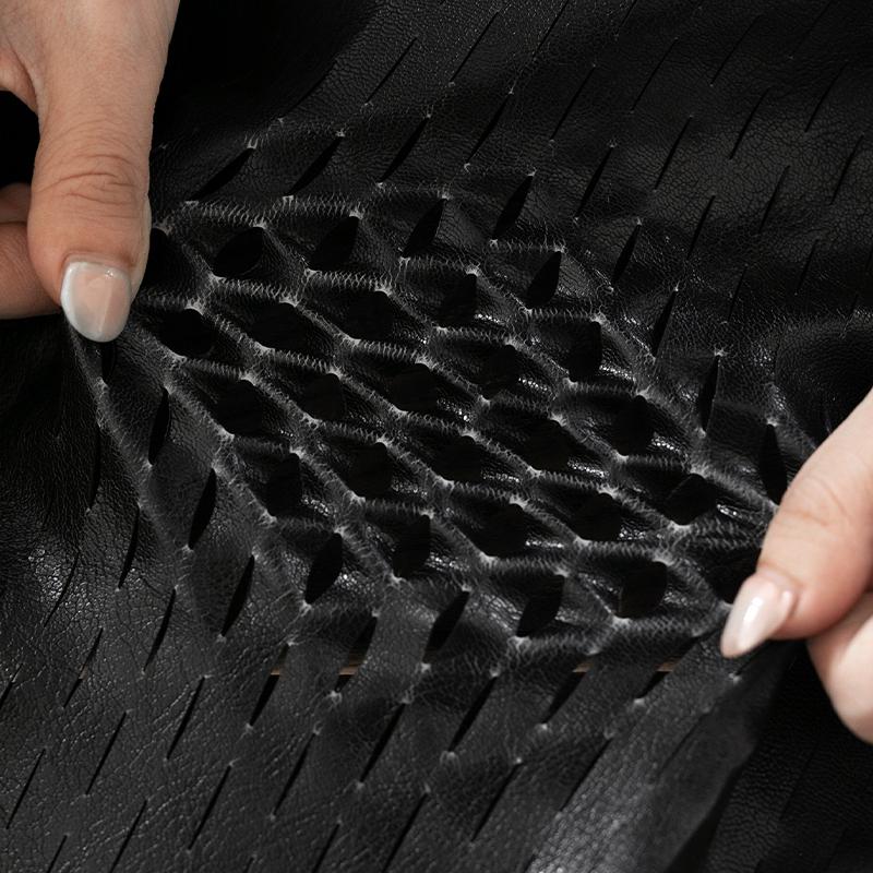 

50Cm High Shine Dark Color Micro Pu Leather Fabric Ideal for Sewing Jackets Skirts and Handbags Diy Clothing Material
